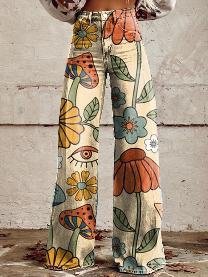 Gianne | Boho Vista Wide-Leg Pants