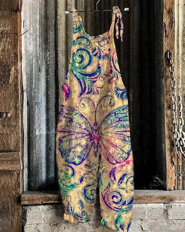 Caitlin | Butterfly Print Jumpsuit