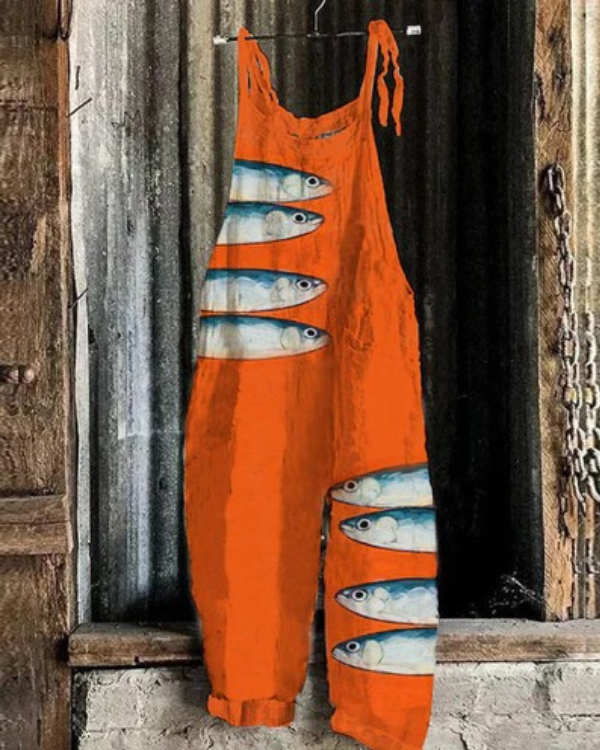 Glessy | Sardine Art Jumpsuit