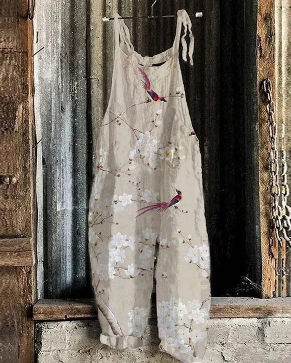 Sherry | Vintage Floral Jumpsuit