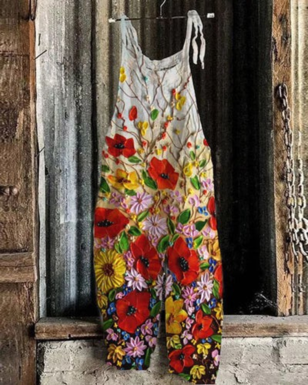 Paterna | Floral Wide-Leg Jumpsuit
