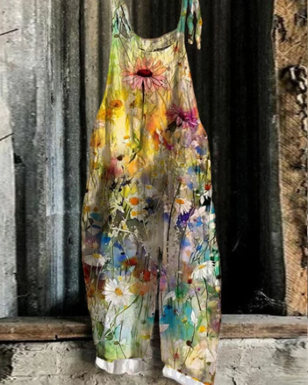 Blessel | Casual Floral Jumpsuit