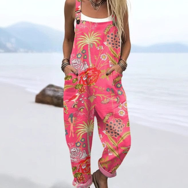 Christiana | Vintage Floral Jumpsuit