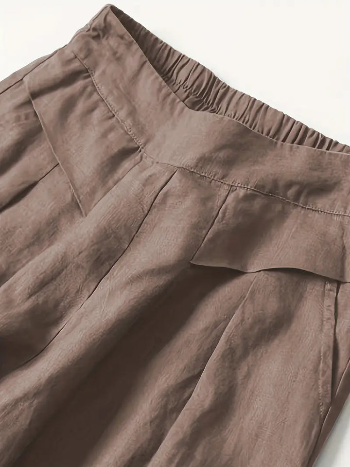 Janelle | Wide Leg Solid Pants