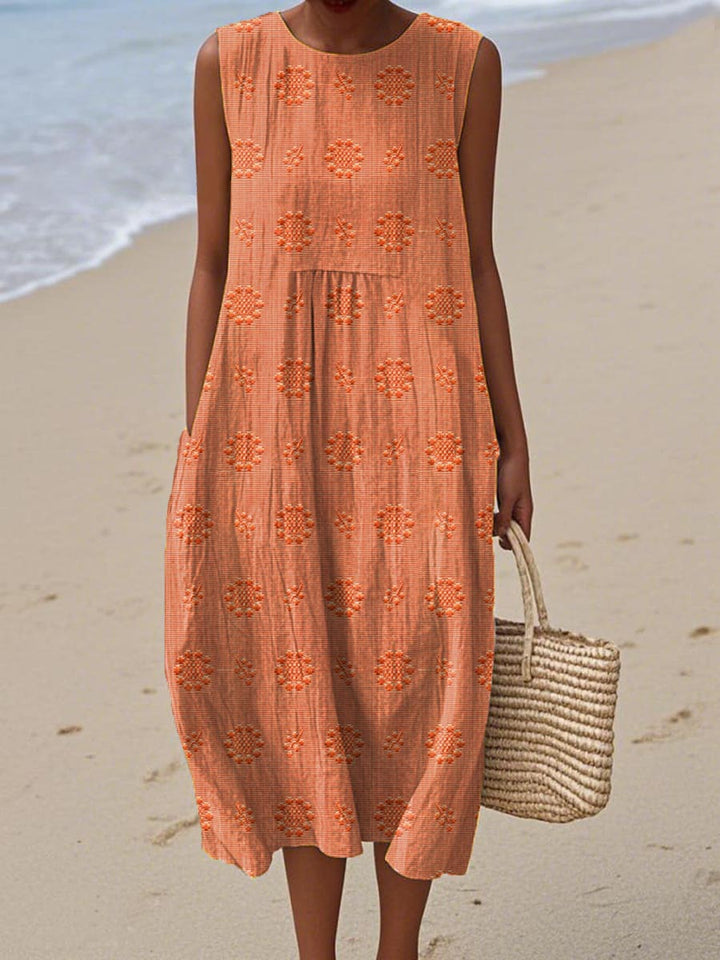 Nenita | Sleeveless Midi Dress