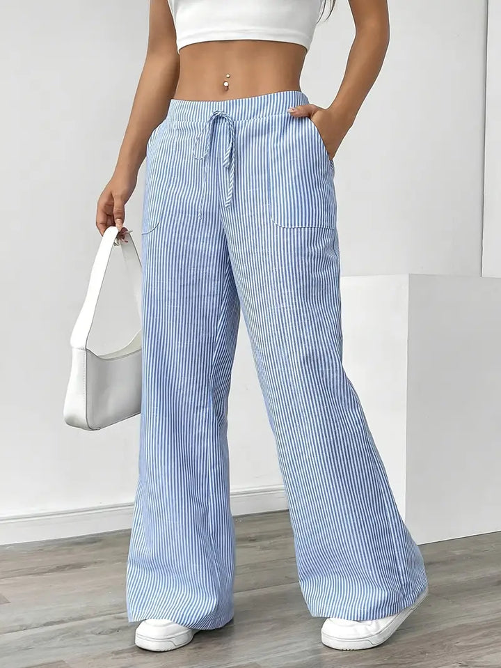 Niki | Vertical Stripe Pants