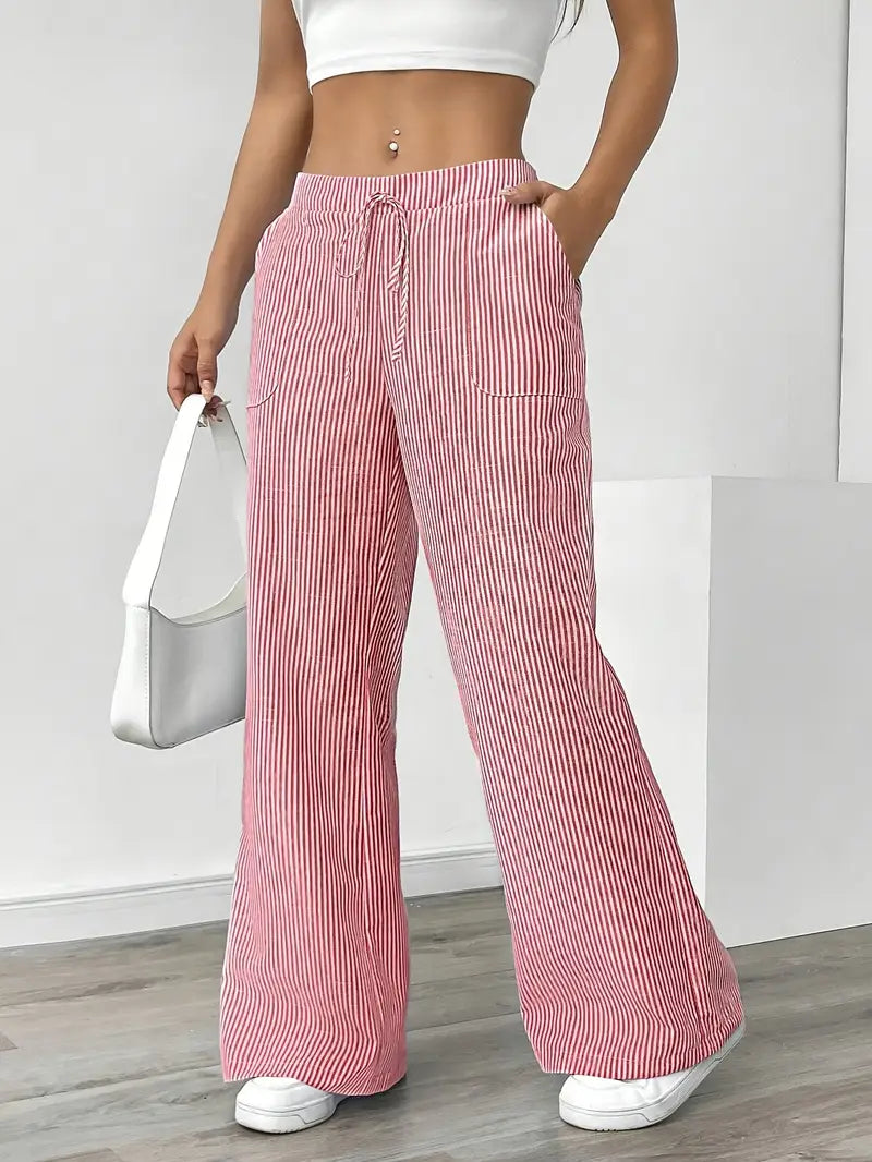Niki | Vertical Stripe Pants
