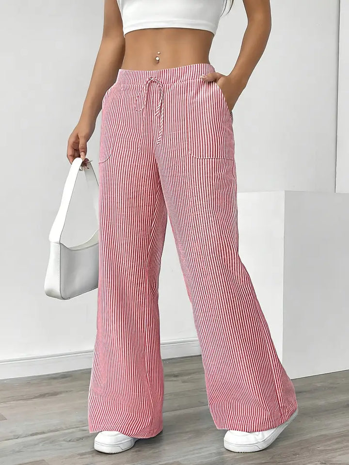 Niki | Vertical Stripe Pants