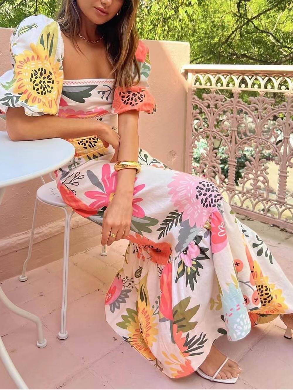 Morgan | Maxi Dress with Floral Print