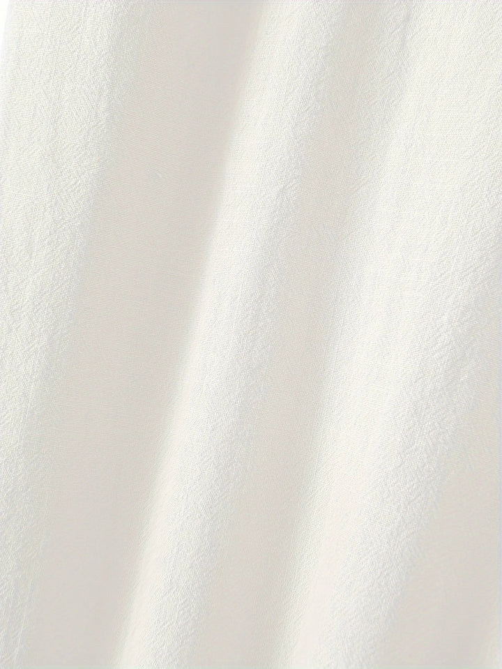 Jocelyne | Button Detail V-Neck Blouse