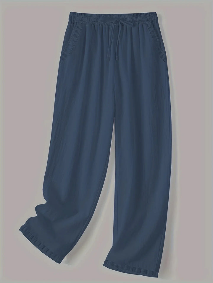 Hazel | Hollow Out Trim Pants