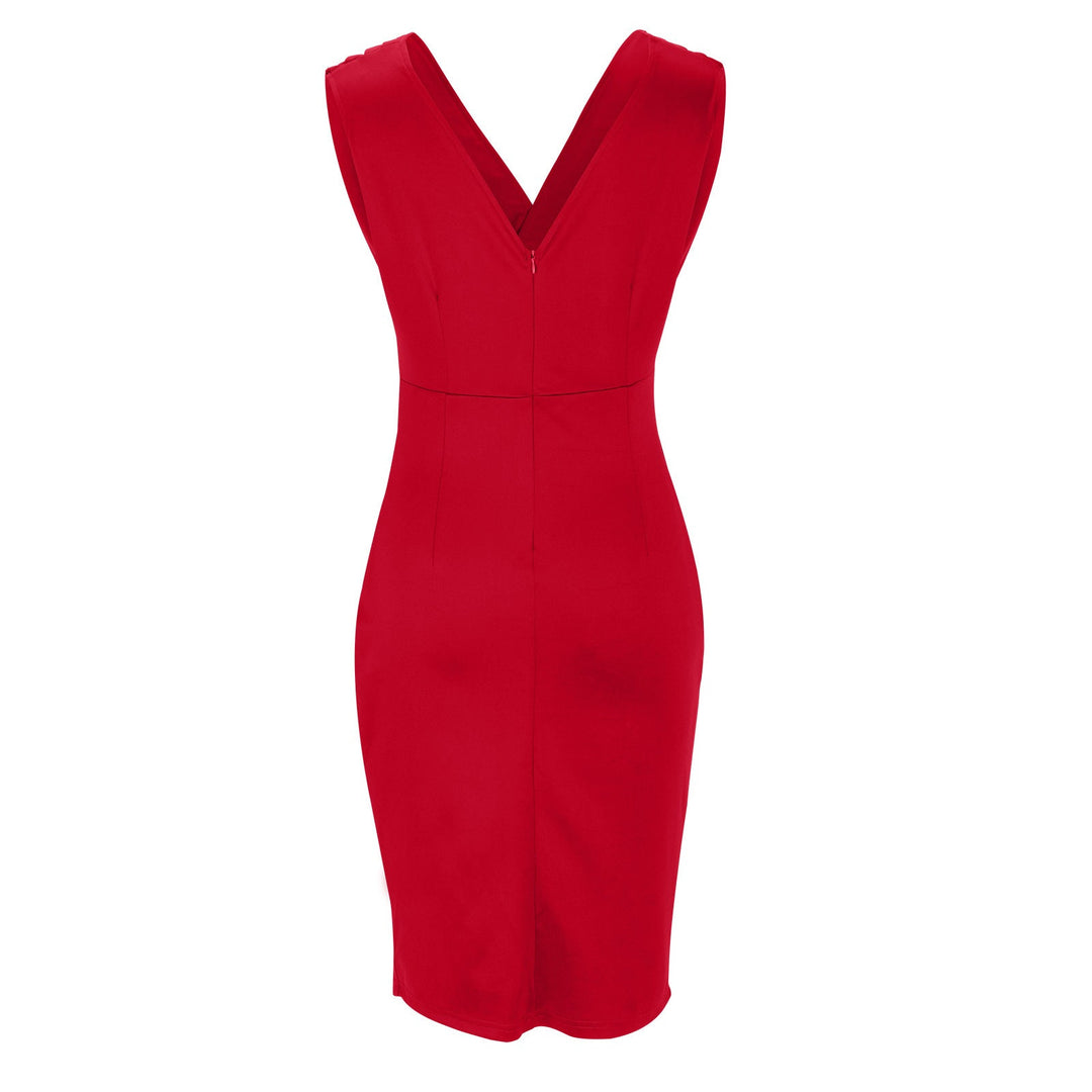 Jovy | V-Neck Dress With Slit