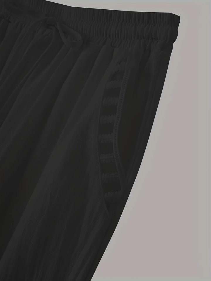 Hazel | Hollow Out Trim Pants