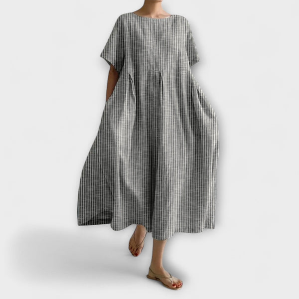 Angela | Striped Long Casual Dress