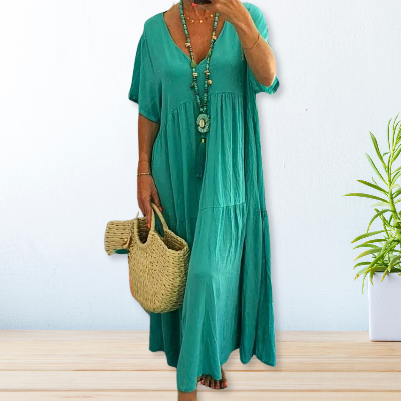 Riza | Cotton Linen Dress