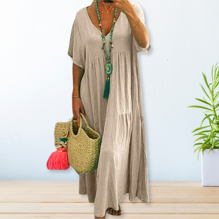 Riza | Cotton Linen Dress