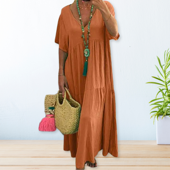 Riza | Cotton Linen Dress