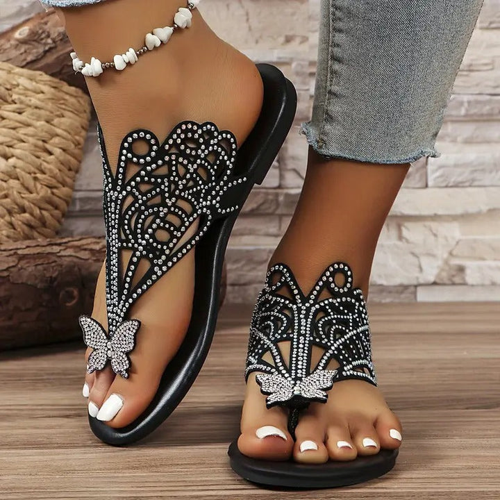 Rosana | Butterfly Accent Sandals