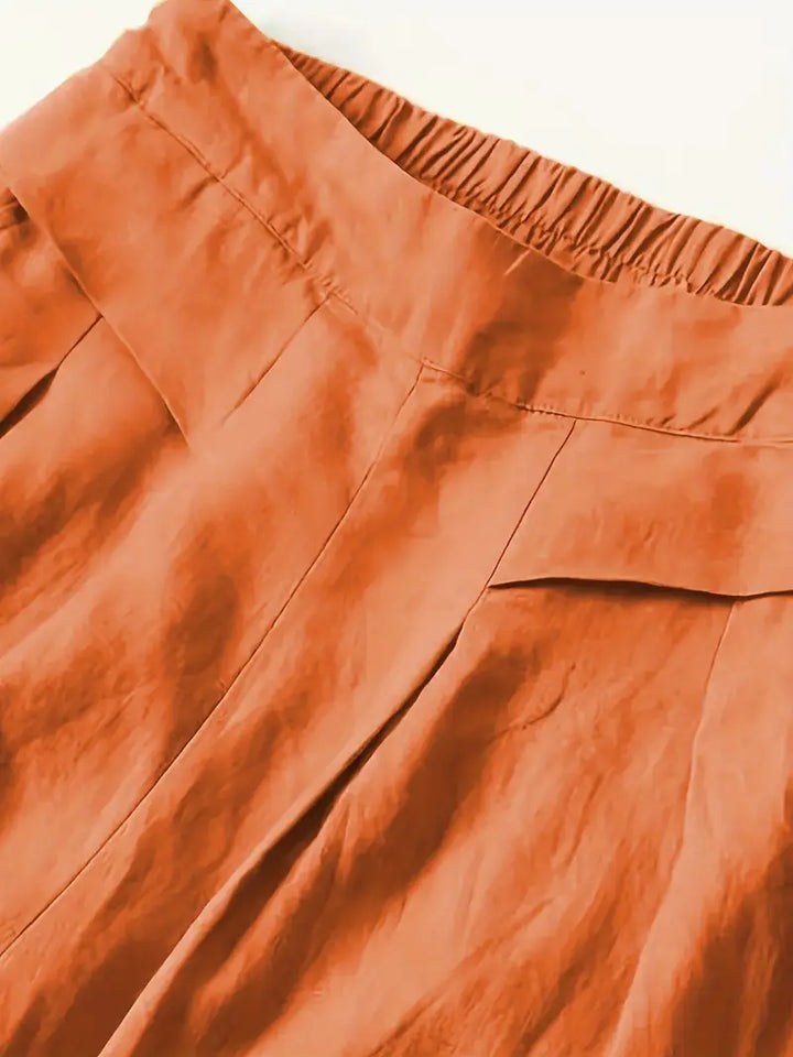 Janelle | Wide Leg Solid Pants