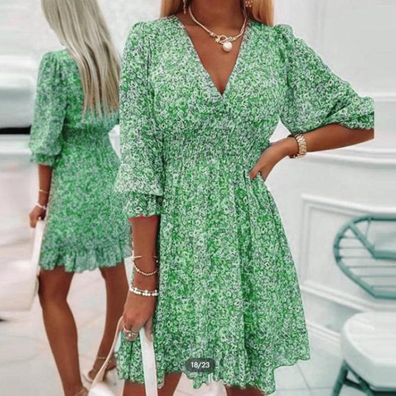Ja'Net | Elegant Floral Dress