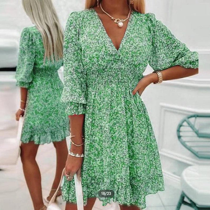 Ja'Net | Elegant Floral Dress