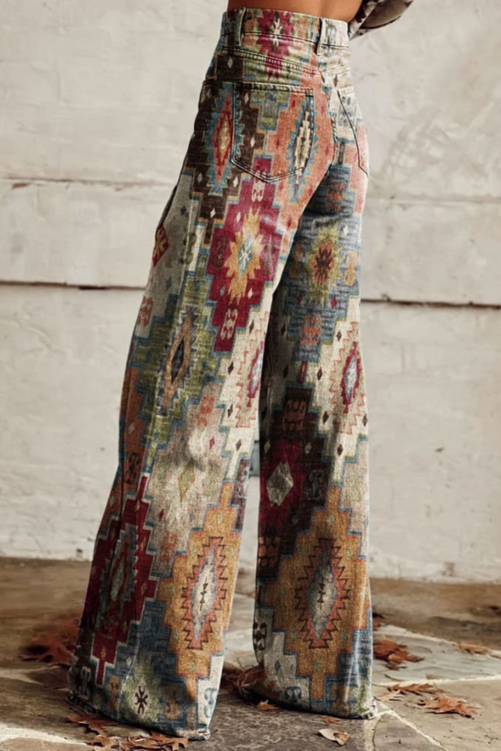 Francella | Boho Serenity Wide-Leg Pants