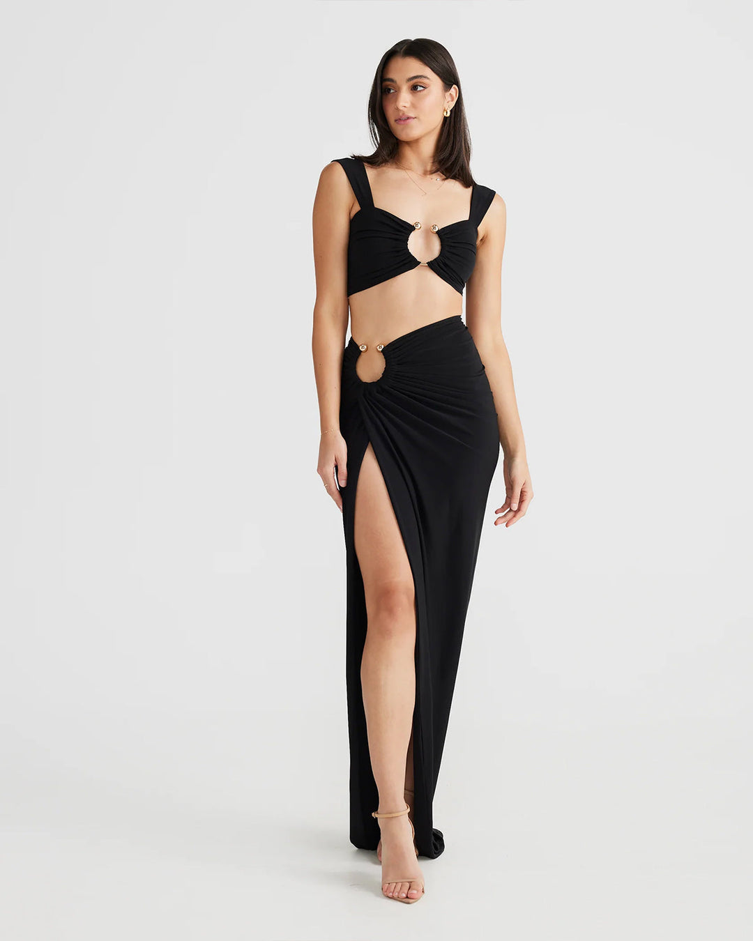 Jillian | Metal Detail Two-Piece Set