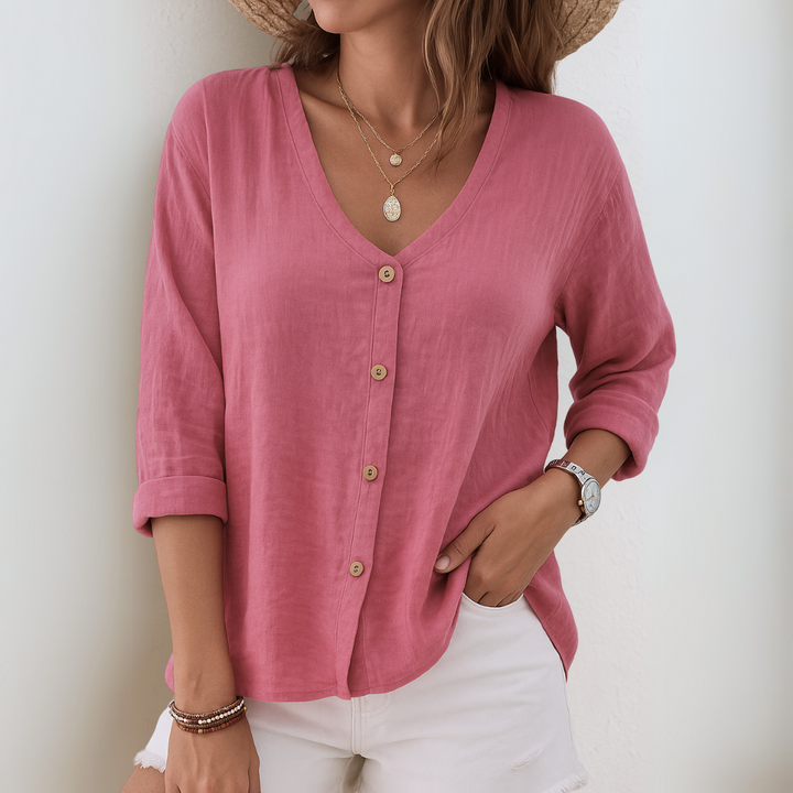 Joan | Relaxed Button-Up Blouse
