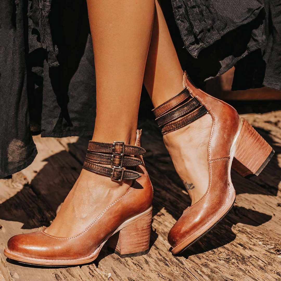 Natalia | Stylish Strap Wedge Sandals