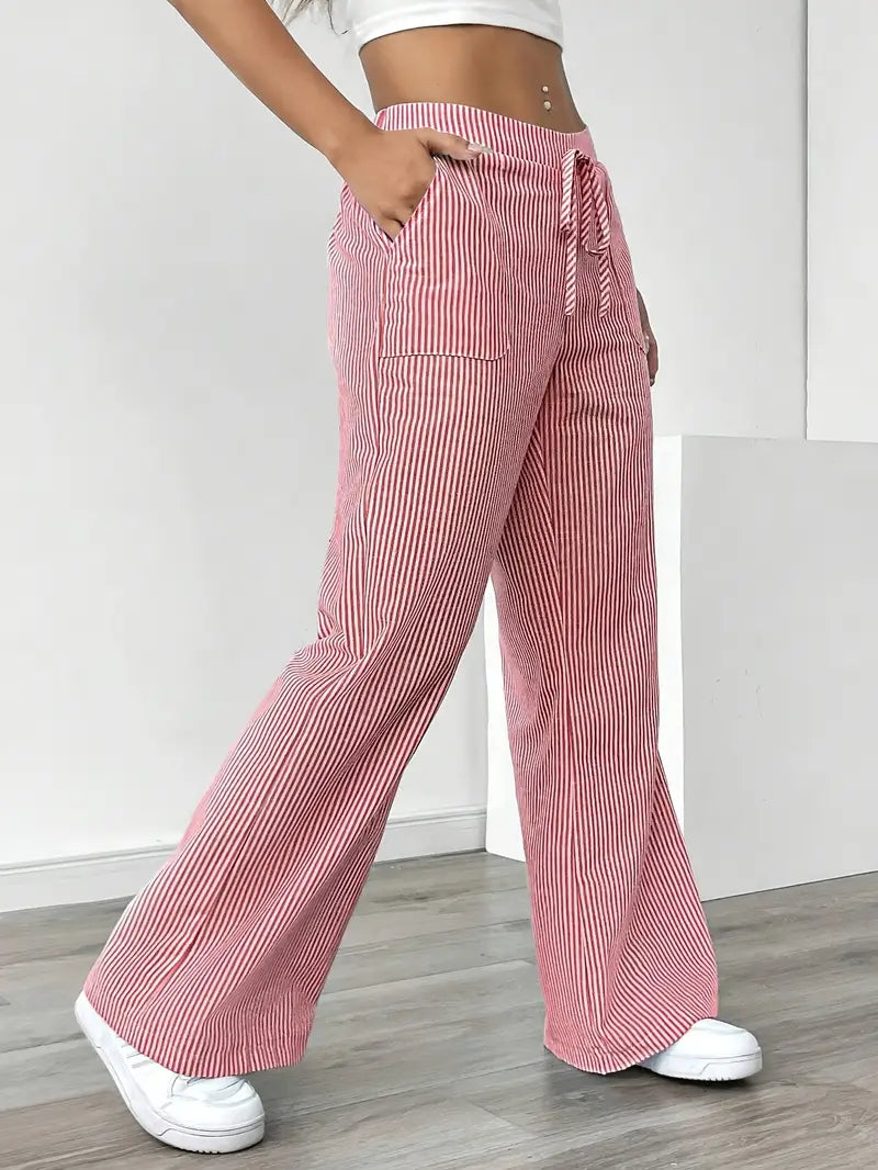 Niki | Vertical Stripe Pants