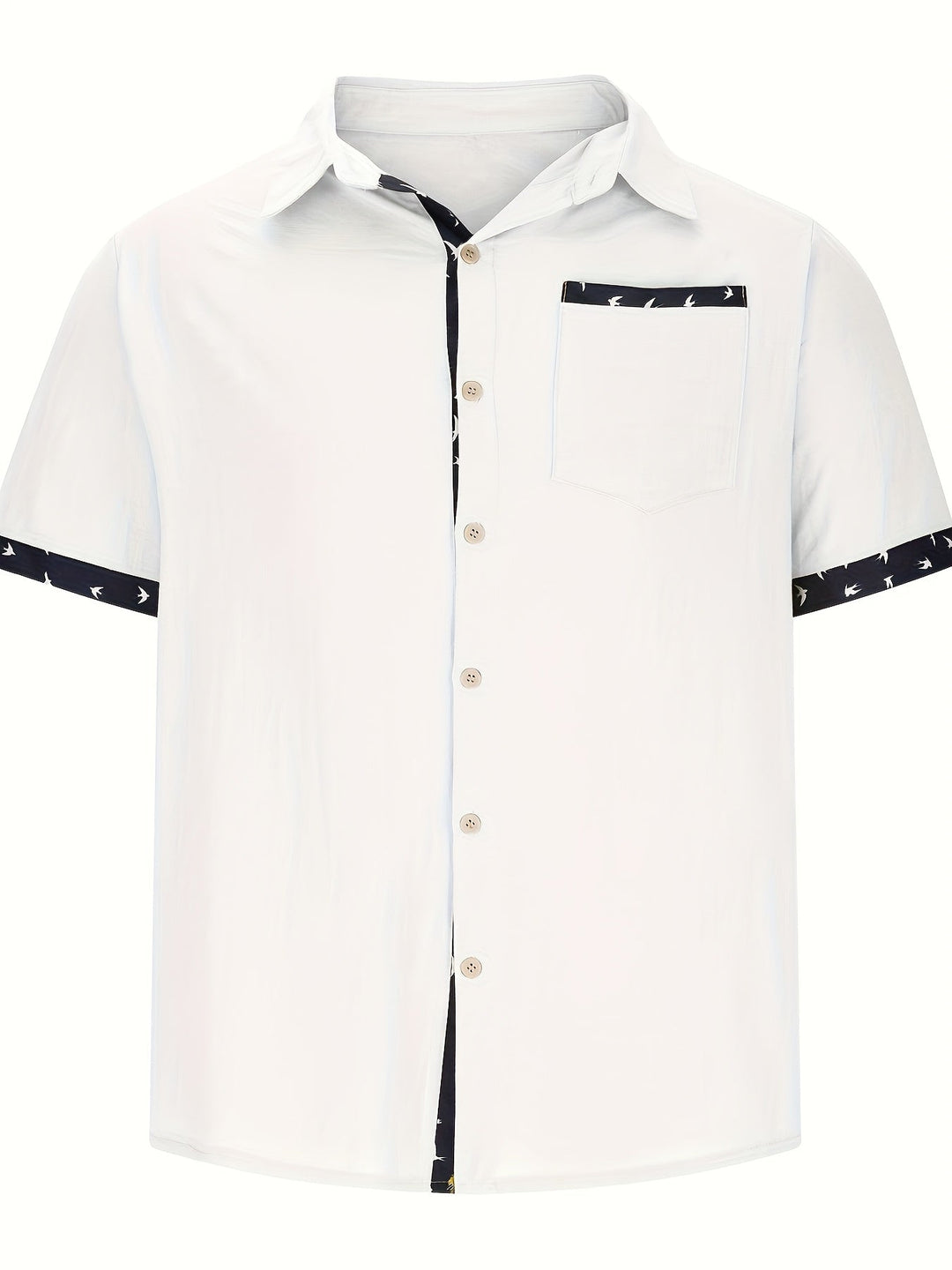 Jake | Contrast Trim Shirt