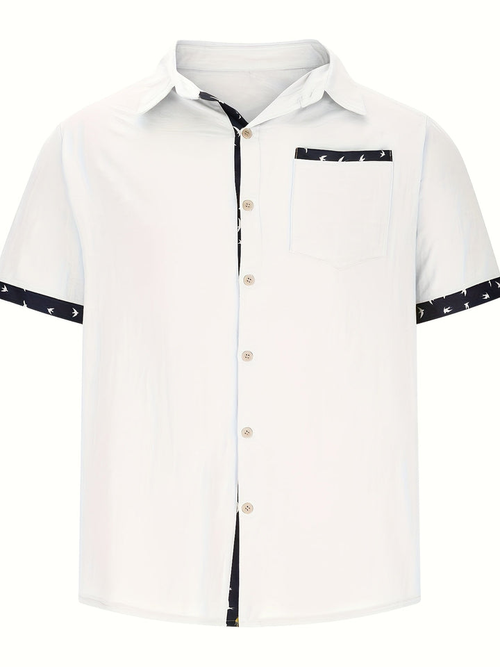 Jake | Contrast Trim Shirt