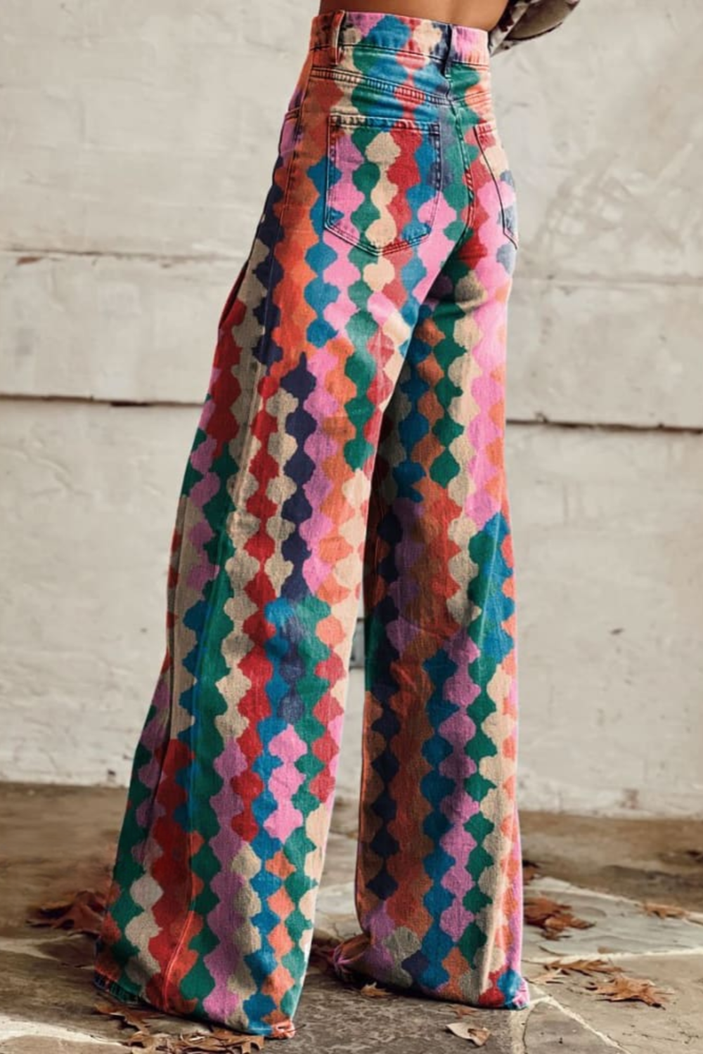 Lina | Boho Retro Wide-Leg Pants