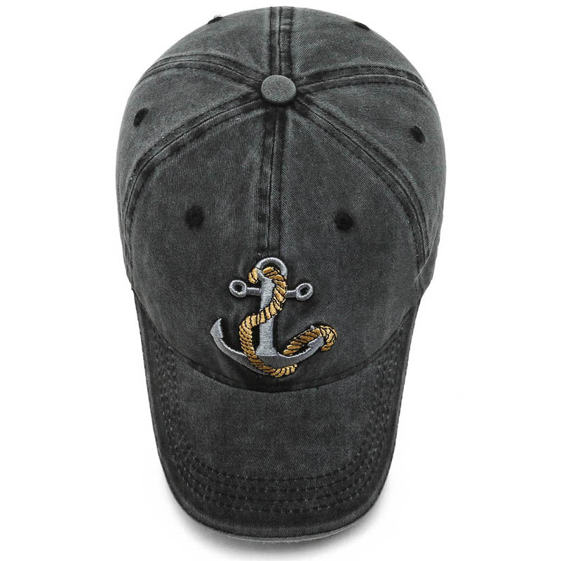 Nerem | Anchor Embroidered Cap