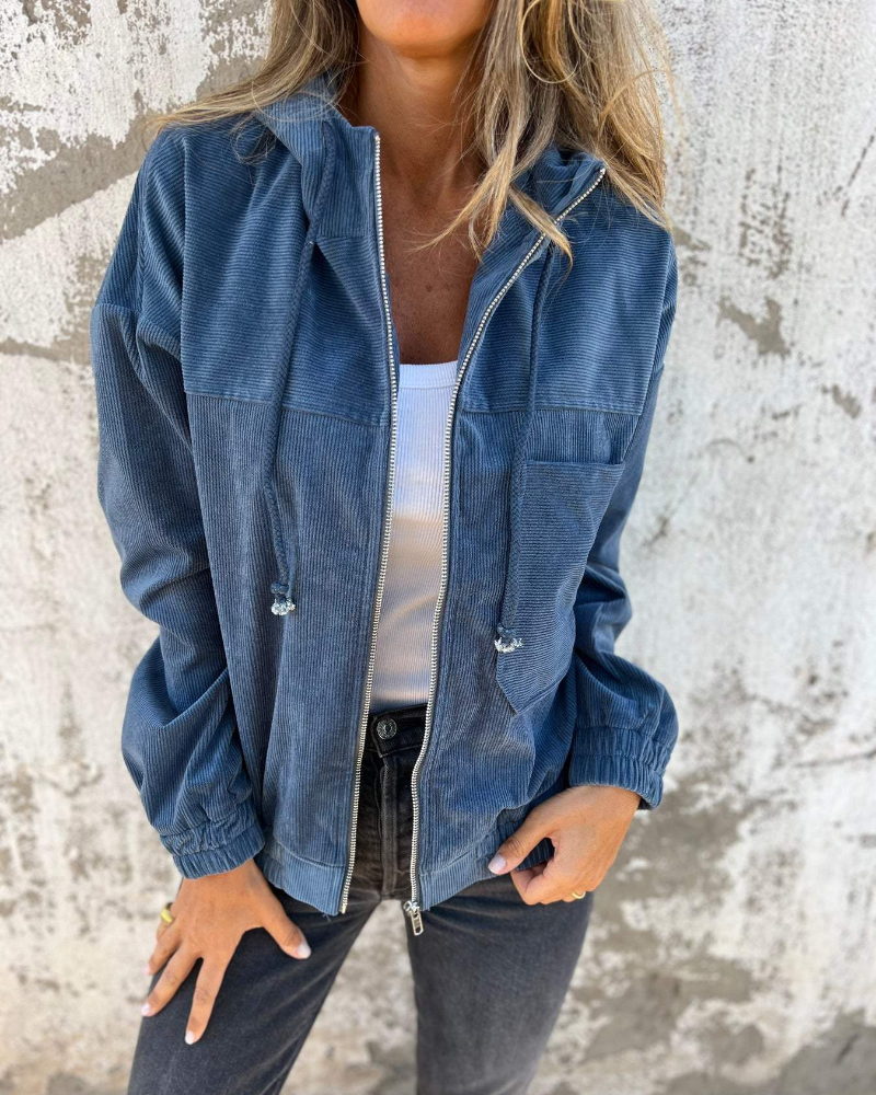 Lovely | Hooded Zip Jacket