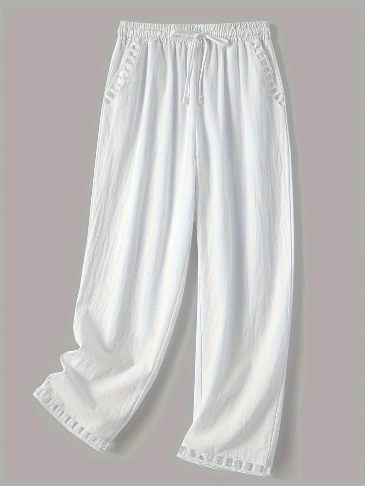 Hazel | Hollow Out Trim Pants