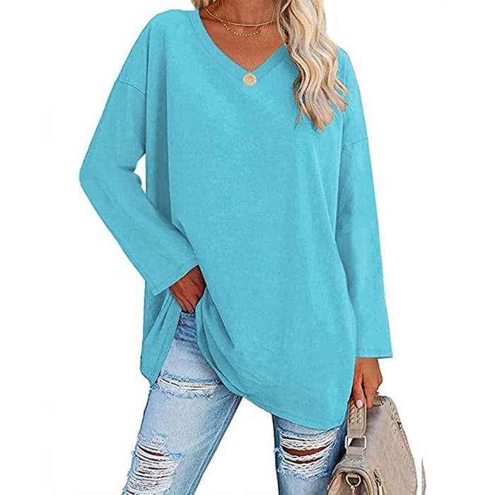 Shireen | V-Neck Long Sleeve Top