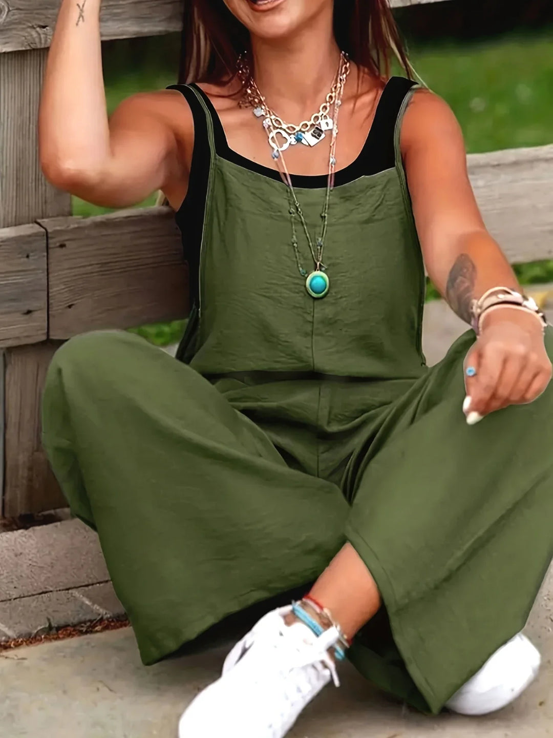 Taryn | Casual Solid Jumpsuit