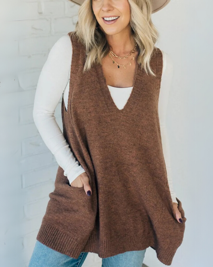 Lynda | Layered Casual Vest