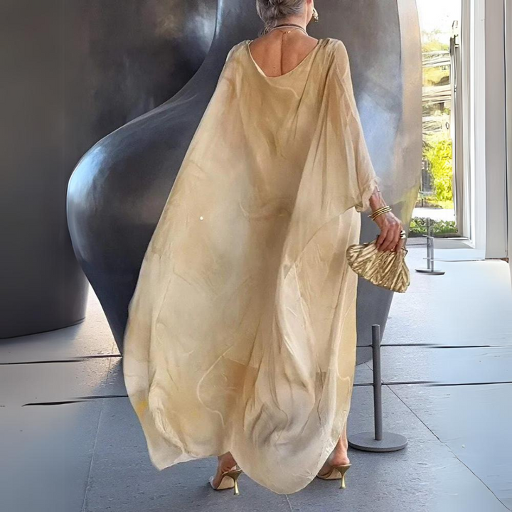 Loreine | Charming Silk Chiffon Dress