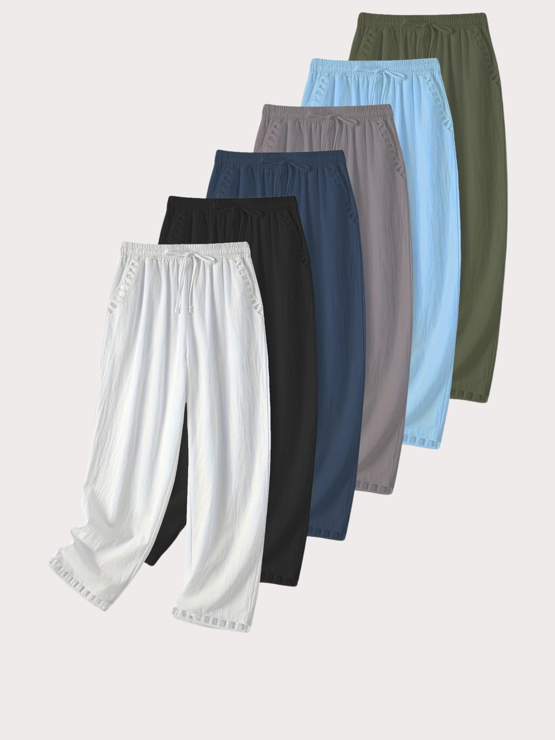 Hazel | Hollow Out Trim Pants