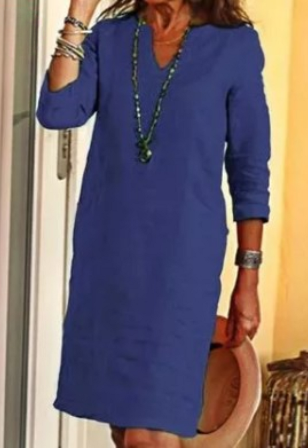 Elsa | Flattering V-Neck Dress