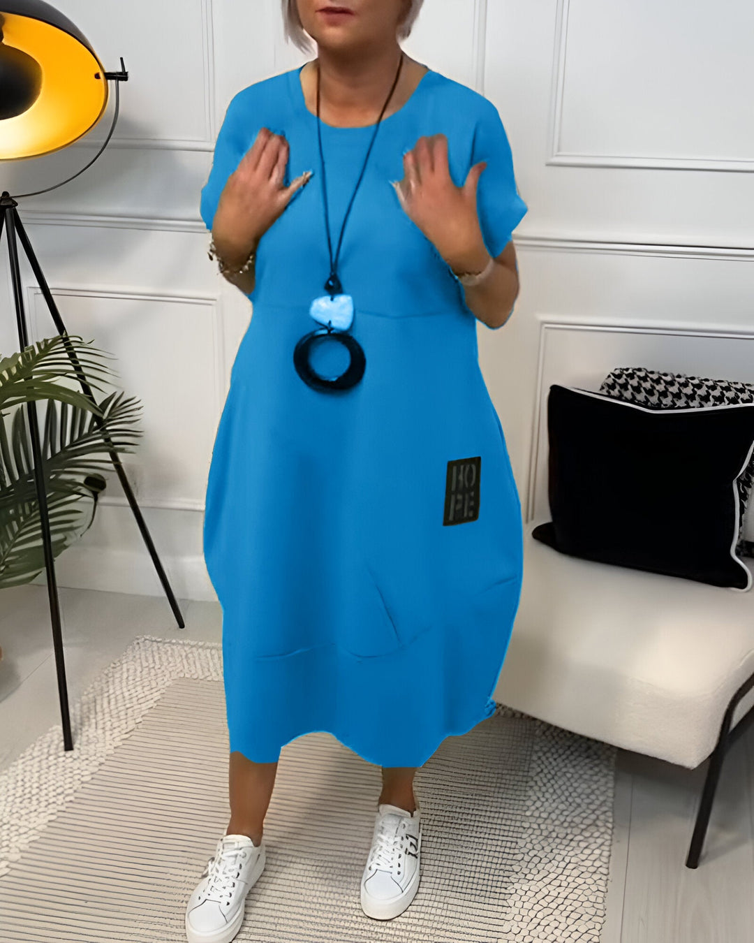 Laura | Solid Comfortable Dress