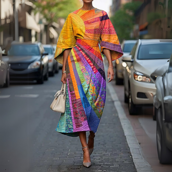 Lucia | Long Dress with Elastic Waist