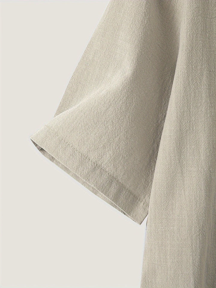 Jocelyne | Button Detail V-Neck Blouse