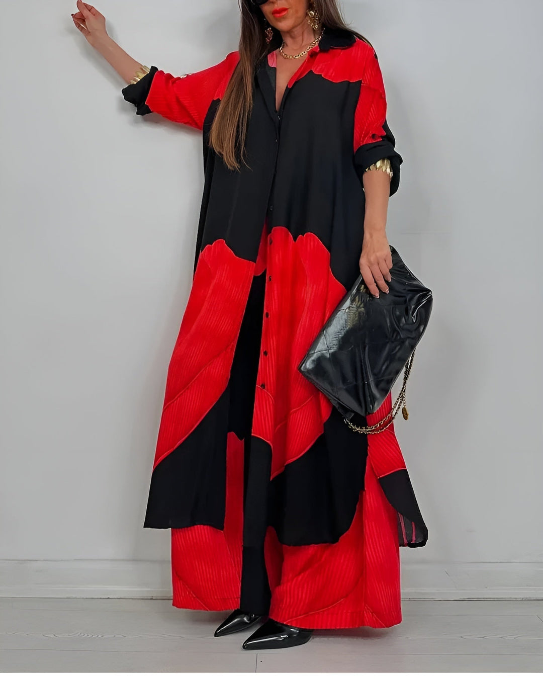 Cassandra | Elegant Wide-Leg Set