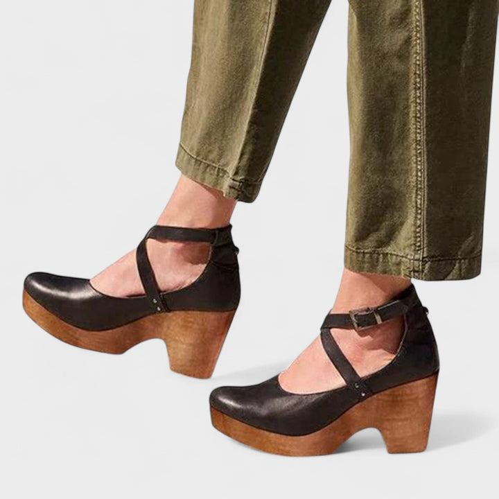 Carin | Orthopedic Adjustable Strap Heels