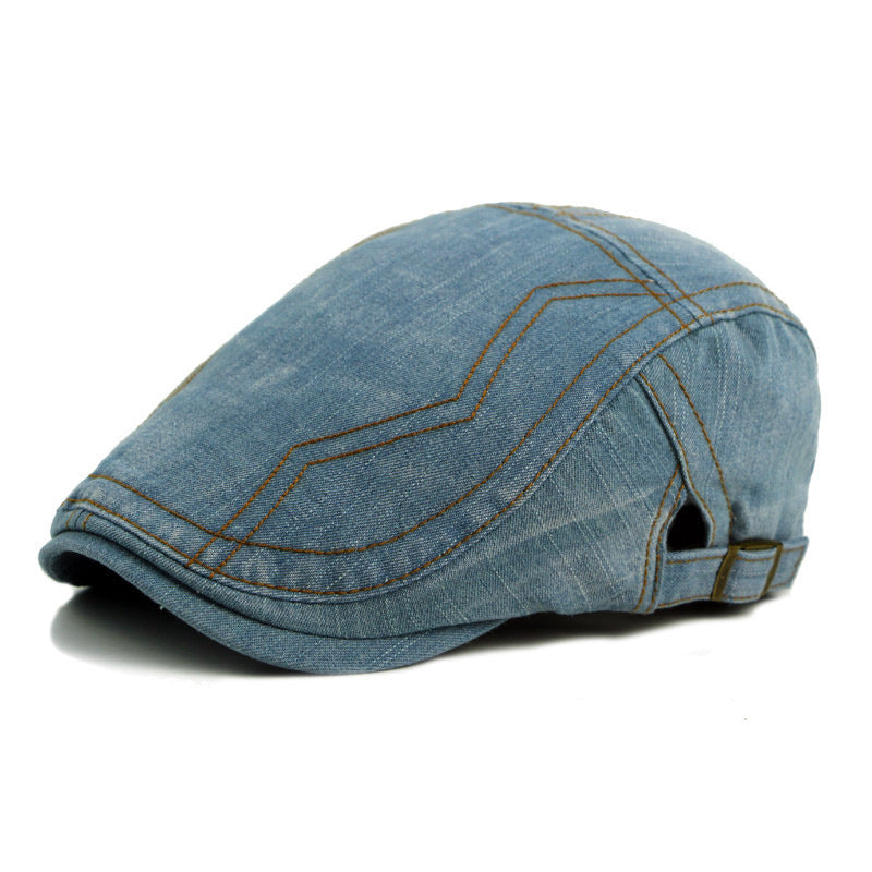 Jason | Denim Stitch Cap