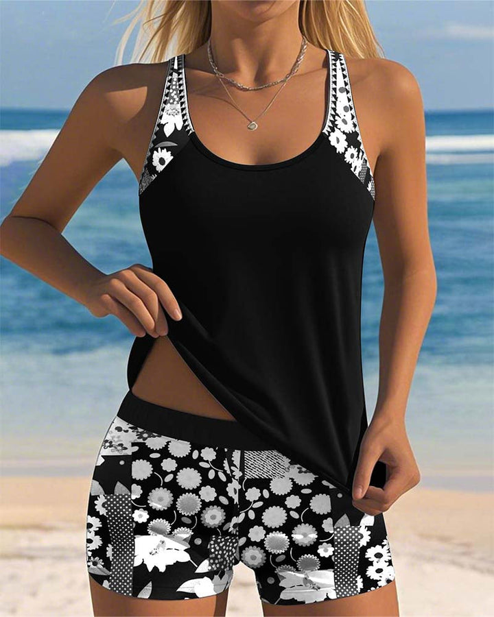 Macy | Floral Swimsuit Set