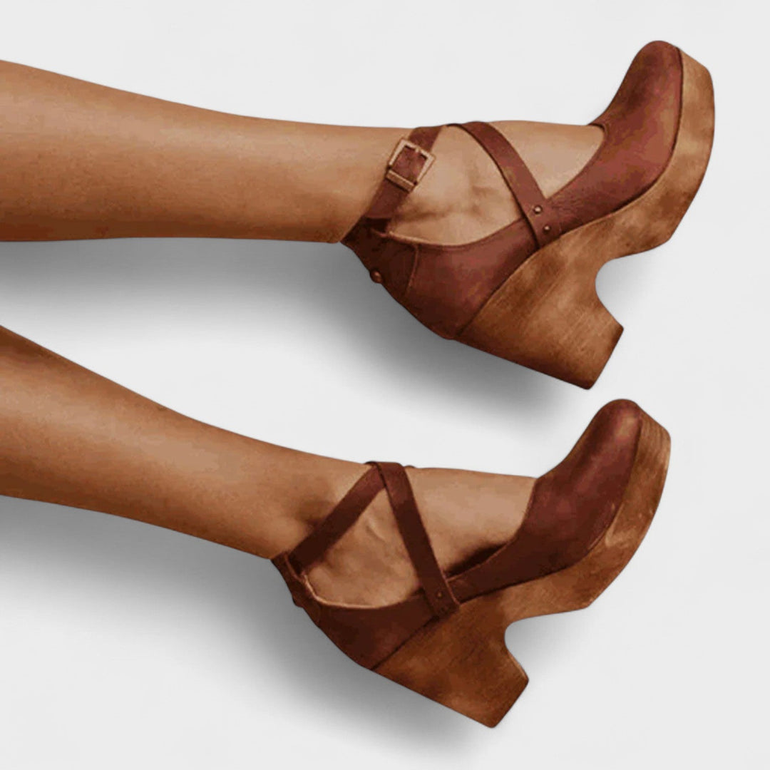 Carin | Orthopedic Adjustable Strap Heels